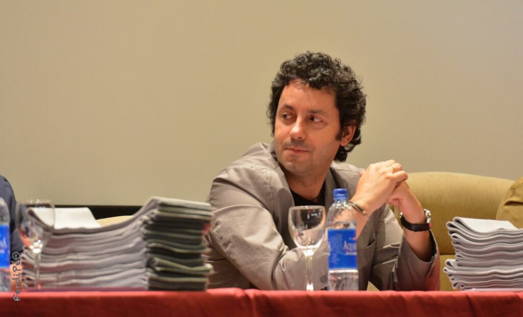 MANUEL RÍOS padrino de la 1ª promoción del grado de comunicación audiovisual (Universidad Complutense)